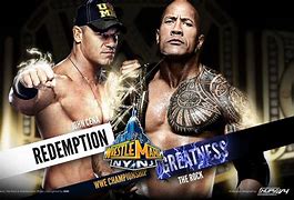 Image result for John Cena vs The Rock Poster