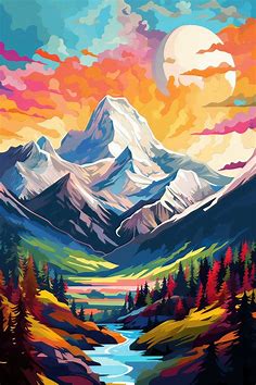 Mountains lovers | Landscape drawings, Beautiful nature scenes, Scenery wallpaper
