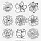 Image result for Beautiful Flowers Clip Art Black and White
