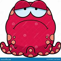 Image result for Sad Octopus Cartoon
