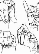 Image result for Hand Gesture Sketches