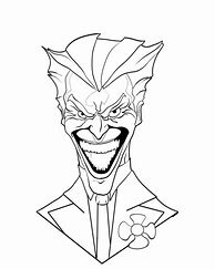 Image result for Joker Line Drawing