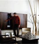 Image result for Hidden TV Cabinet Modern Design