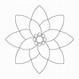 Image result for Flower Shape Cut Out Template