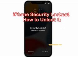 Image result for iPhone 12 SATs Security Lockout