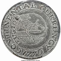 Image result for 1776 Continental Currency Coin Pewter