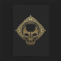 Image result for Gold Skull Head