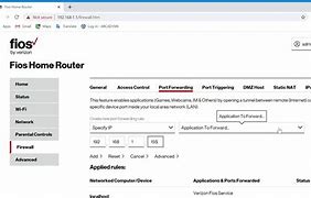 Image result for Verizon Router Port-Forwarding
