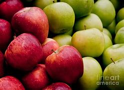 Image result for Red Apple in Gree Apple