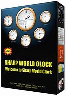 Image result for نرم افزار Sharp World Clock