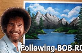 Image result for Bob Ross Blank Canvas