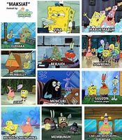 Image result for Meme Spongebob Indo