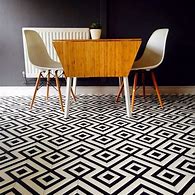 Image result for Black and White Linoleum Flooring