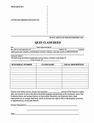 Image result for New York Blank Printabk Quit Claim Form