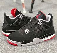 Image result for Jordan 4s Bred