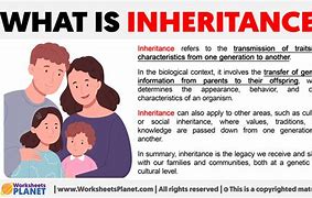 Image result for Inheritance Definition