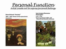 Image result for Example of Personal Function of Art