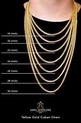 Image result for millimeters to inch necklace charts