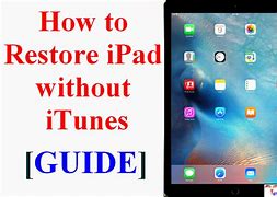 Image result for iPad System Restore