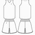 Image result for Basketball Jersey Short-Sleeved Coloring Page