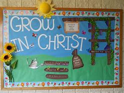 Image result for Preschool Sunday School Bulletin Boards