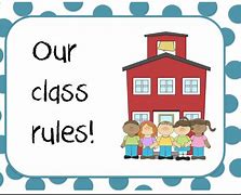 Image result for Classroom Rules Cartoon