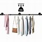 Image result for Industrial Wall Clothes Rack