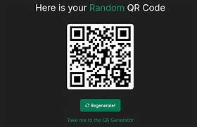 Image result for Random QR Code Generator