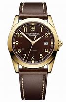 Image result for Victorinox Swiss Army Watch Leather Strap