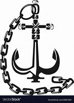 Image result for Anchor with Chain Silhouette