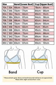 Image result for Bra Size Chart USA