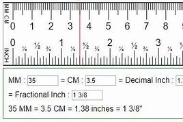 Image result for Ruler with Decimal Metric