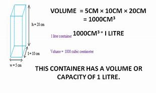 Image result for Cubic Meter to Milliliter Formula