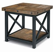 Image result for Square Wood End Table 24 Inch