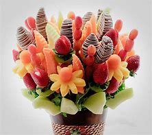 Image result for Flower Fruit Basket