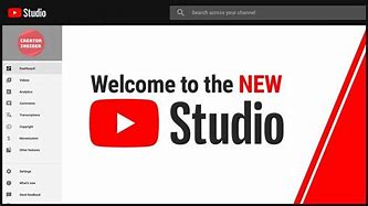 Image result for YouTube Studio Website