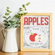 Image result for Fall Apple Season Signs
