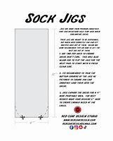 Image result for Sock Jig Template