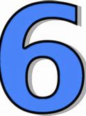 Image result for Number 6 Blue Rounded Square Icon