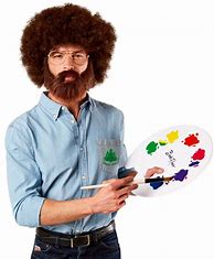 Image result for Bob Ross Costume Accessory Kit