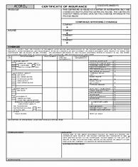 Image result for Acord Form 302
