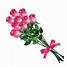 Image result for Pink Rose Bouquet Clip Art