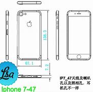 Image result for Diagram of a iPhone 7 Dimentions