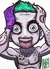 Image result for Jared Leto Joker Cartoon