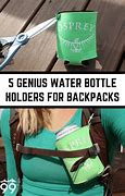Image result for How to Add Water Bottle Holder to Backpack