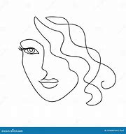 Image result for Abstract Woman Face Outline