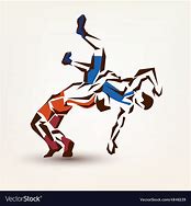 Image result for Wrestling Silhouette Vector