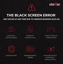 Image result for Black Screen Problem