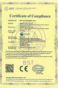 Image result for Certificate for TV Signal Test
