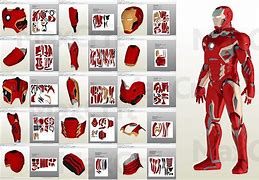 Image result for Iron Man Mark 5 Pepakura File